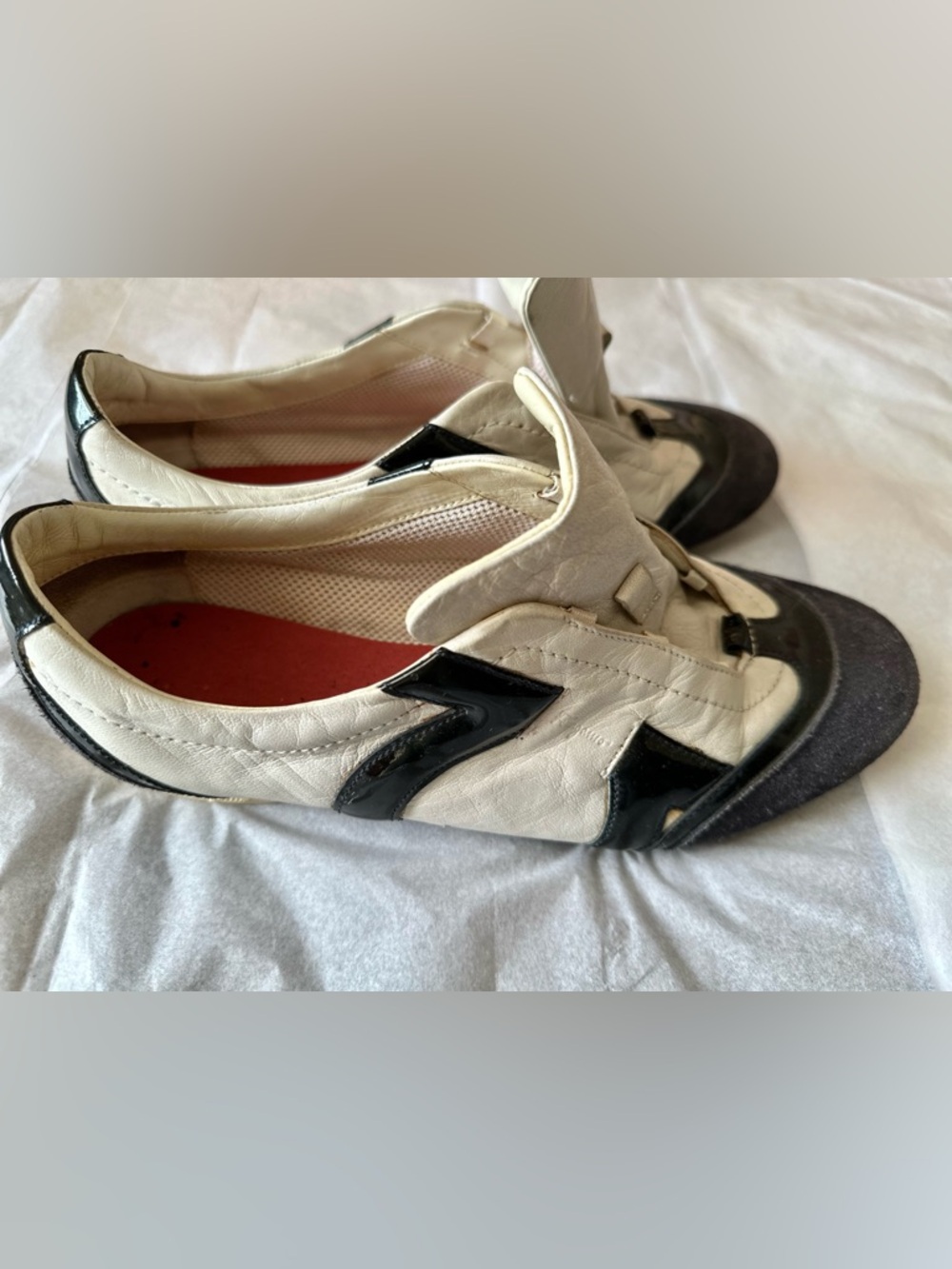 Salvatore Ferragamo Lace-Up Tennis Flats - Picture 10 of 16